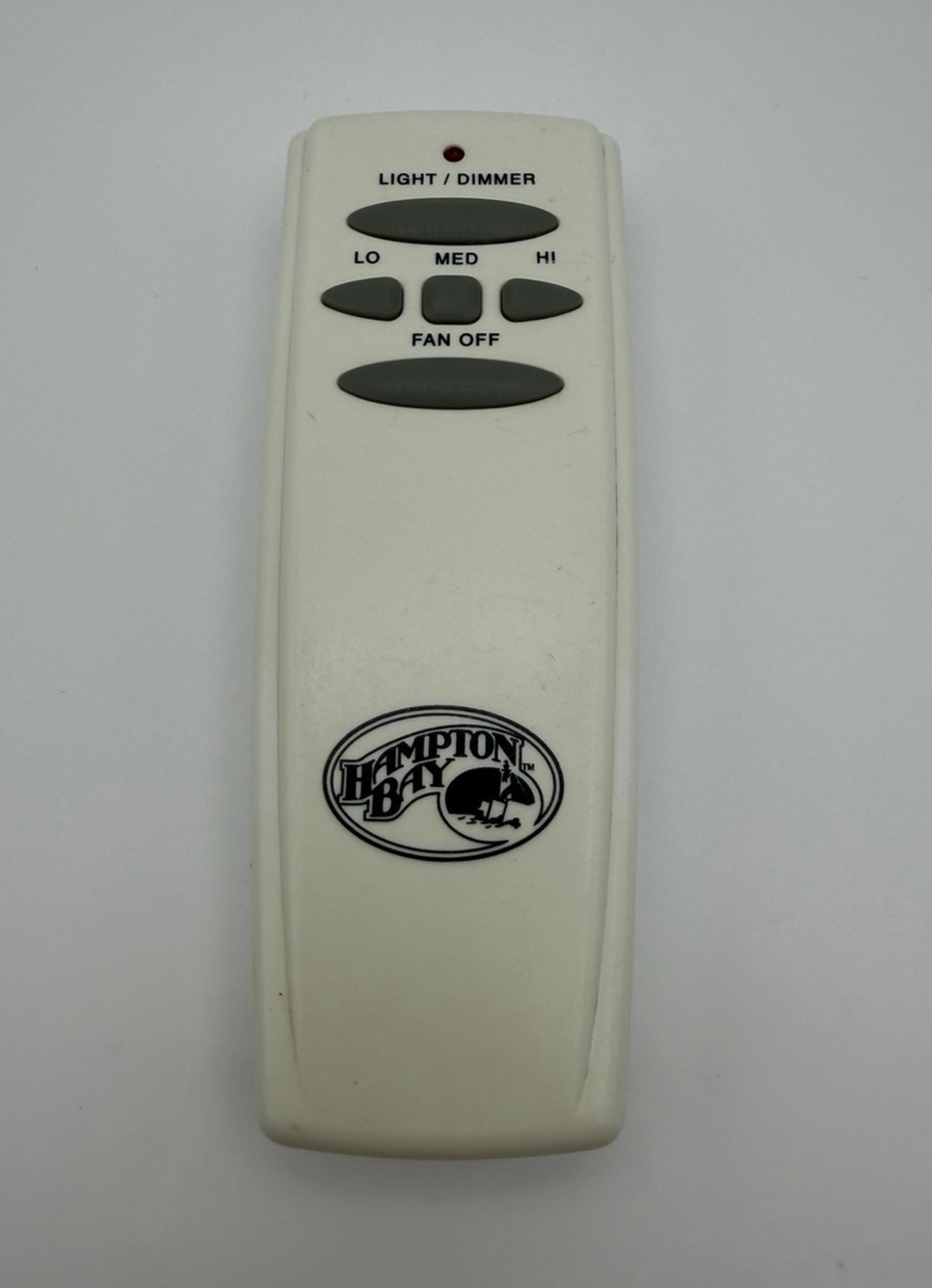 Hampton Bay Ceiling Fan Remote Control Model FAN-HD White 3-Speed Light Dimming